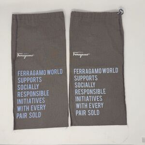 Salvatore Ferragamo Dust Bags Supports Socially Responsible Initiatives x2